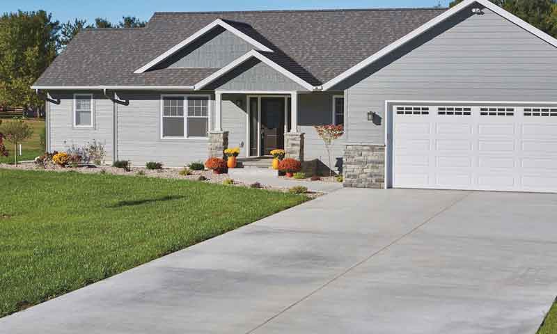 turning an old driveway into a new driveway - Madison Concrete WI Contractors