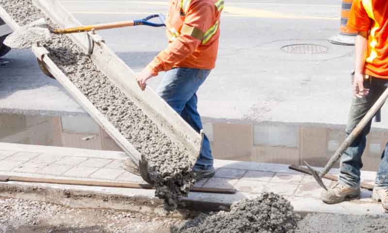 servicing concrete pouring in Madison